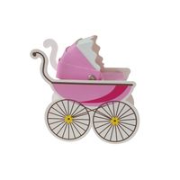 Birthday Baby Carriage Paper Party Gift Wrapping Supplies 1 Piece sku image 1