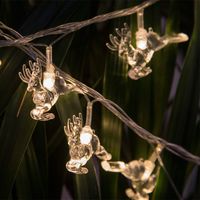 Christmas Romantic Star Butterfly Elk Plastic Party String Lights 1 Set main image 5