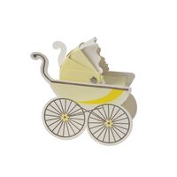 Birthday Baby Carriage Paper Party Gift Wrapping Supplies 1 Piece sku image 3