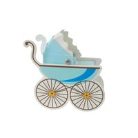 Birthday Baby Carriage Paper Party Gift Wrapping Supplies 1 Piece sku image 2