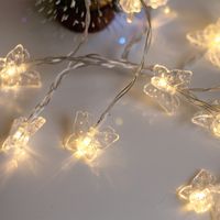 Christmas Romantic Star Butterfly Elk Plastic Party String Lights 1 Set main image 4