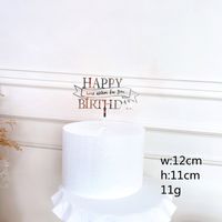 Birthday Letter Arylic Party Cake Decorating Supplies 1 Piece sku image 2