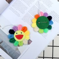 Cartoon Style Flower Flannel Flowers Unisex Brooches main image 5