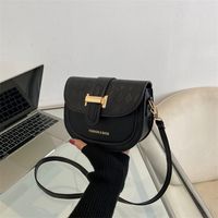 Women's Pu Leather Color Block Fashion Square Magnetic Buckle Crossbody Bag main image 4
