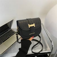 Women's Pu Leather Color Block Fashion Square Magnetic Buckle Crossbody Bag main image 5
