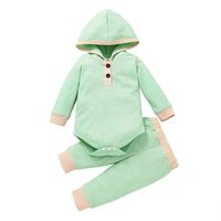 Einfacher Stil Einfarbig Baumwolle Baby Kleidung Sets sku image 6