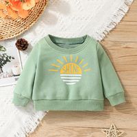 Casual Sun Letter Polyester Hoodies & Knitwears main image 1