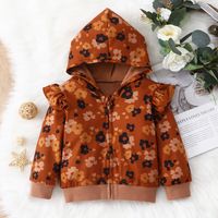 British Style Flower Camouflage Polyester Boys Outerwear sku image 1