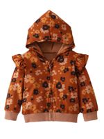 Estilo Británico Flor Camuflaje Poliéster Ropa De Abrigo Para Niños main image 4