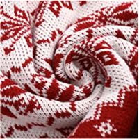 Fashion Snowflake Acrylic Round Neck Long Sleeve Regular Sleeve Patchwork Sweater main image 5