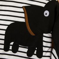 Lässig Streifen Elefant Baumwollmischung Jungen Kleidung Sets main image 5