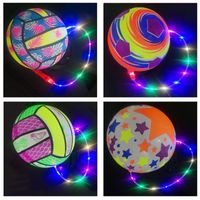 Großen Leuchtenden Kinder Aufblasbare Elastische Flash Tragbare Bounce Ball main image 3