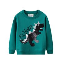 Fashion Letter Dinosaur Cotton Hoodies & Sweaters main image 1