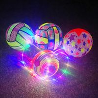Großen Leuchtenden Kinder Aufblasbare Elastische Flash Tragbare Bounce Ball main image 1