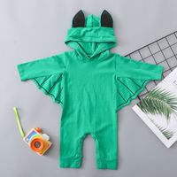 Halloween Fashion Solid Color Cotton Blend Baby Rompers main image 5