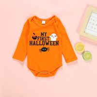 Halloween Fashion Letter Cotton Baby Rompers main image 1