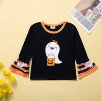 Halloween Mode Bande Polyester Filles Vêtements Ensembles main image 3