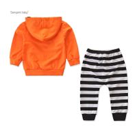 Halloween Fashion Solid Color Polyester Boys Clothing Sets main image 4