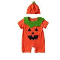 Halloween Mode Kürbis Polyester Baby Strampler sku image 4