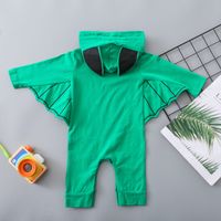 Halloween Fashion Solid Color Cotton Blend Baby Rompers main image 3