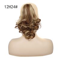 Women's Fashion Holiday High Temperature Wire Long Curly Hair Wigs sku image 2