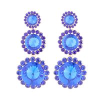 1 Pair Fashion Water Droplets Alloy Inlay Rhinestones Women's Drop Earrings Earrings sku image 6