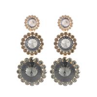 1 Pair Fashion Water Droplets Alloy Inlay Rhinestones Women's Drop Earrings Earrings sku image 8