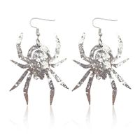 Fashion Spider Pu Leather Women's Earrings 1 Pair sku image 1