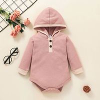 Einfacher Stil Einfarbig Baumwolle Baby Kleidung Sets main image 2