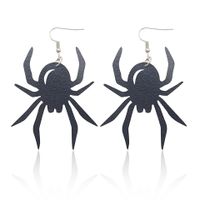 Fashion Spider Pu Leather Women's Earrings 1 Pair sku image 2