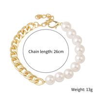 Fashion Geometric Alloy Pearl Plating Women's Bracelets main image 4