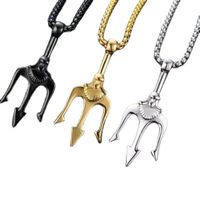 Hip-hop Solid Color Alloy Plating Men's Pendant Necklace 1 Piece main image 1