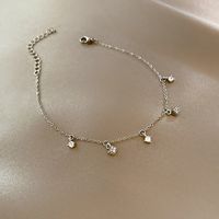 Fashion Heart Shape Copper Pearl Inlay Artificial Gemstones Bracelets 1 Piece sku image 6