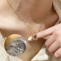 Collar Colgante De Aleación De Luna De Moda Con Incrustaciones De Diamantes Artificiales Para Mujer 1 Pieza main image 2