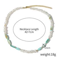 Simple Style Classic Style Color Block Stainless Steel Artificial Crystal Beaded Women's Necklace sku image 16