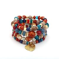 Ethnic Style Heart Shape Artificial Crystal Beaded Women's Bracelets 1 Piece main image 5