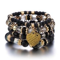 Ethnic Style Heart Shape Artificial Crystal Beaded Women's Bracelets 1 Piece main image 6