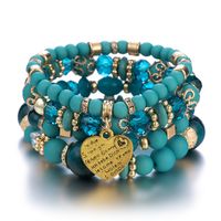 Ethnic Style Heart Shape Artificial Crystal Beaded Women's Bracelets 1 Piece main image 1