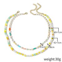 Simple Style Classic Style Color Block Stainless Steel Artificial Crystal Beaded Women's Necklace sku image 18