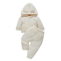 Casual Solid Color Cotton Baby Clothing Sets main image 5