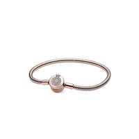 Style Simple Rond Argent Sterling Incruster Gemme Bracelets 1 Pièce sku image 18