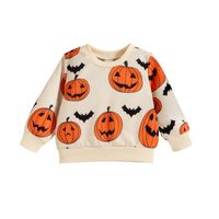 Halloween Cute Pumpkin Cotton Polyester Hoodies & Knitwears main image 2