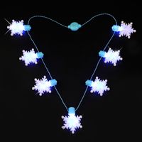 Fashion Snowflake Plastic Handmade Unisex Necklace 1 Piece sku image 1