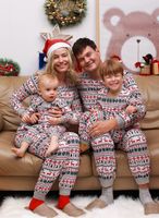 Fashion Geometric Polyester Pants Sets Jogger Pants Family Matching Outfits main image 1
