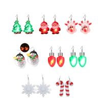 Christmas Simple Style Christmas Tree Plastic Festival Earrings 1 Pair main image 1