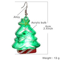 Christmas Simple Style Christmas Tree Plastic Festival Earrings 1 Pair main image 5