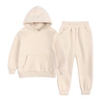 Fashion Solid Color Cotton Boys Clothing Sets main image 4