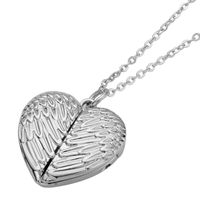 Fashion Heart Shape Wings Alloy Couple Pendant Necklace main image 5