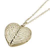 Fashion Heart Shape Wings Alloy Couple Pendant Necklace main image 4