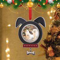 Christmas Dog Metal Holiday Hanging Ornaments main image 3